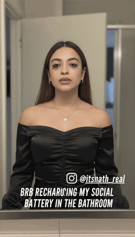 Model Hoop Earrings GIF