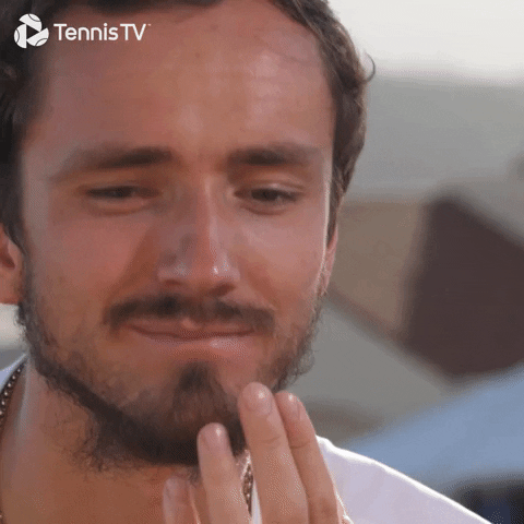 Daniil Medvedev Smile GIF by Tennis TV