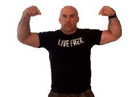 Live Free Community Fitness Sticker