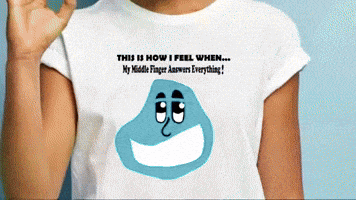 When My Middle Fingers Answers Everything! 