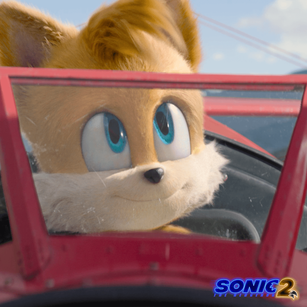 Tails gif sonic