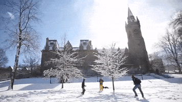 Snow Day GIF by Lehigh University