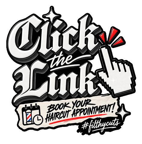 Book Now Click The Link Sticker by FilthiesBarbershop