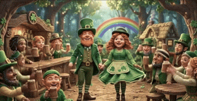 St Patricks Day Dancing GIF by GT8Studios