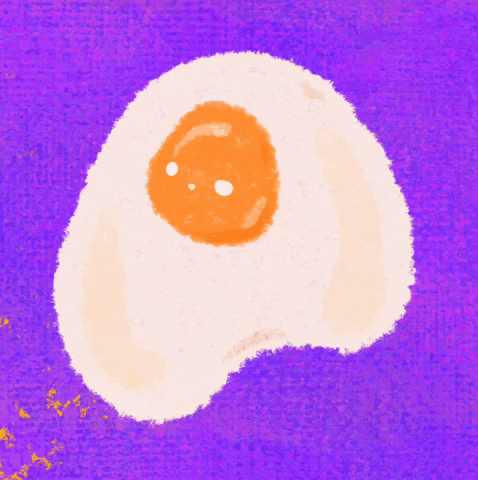 Breakfast Egg GIF by Kev Lavery