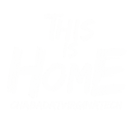 Jewish My Home Sticker by Chabad at Virginia Tech