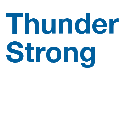 Thunder Sticker by Wheaton College