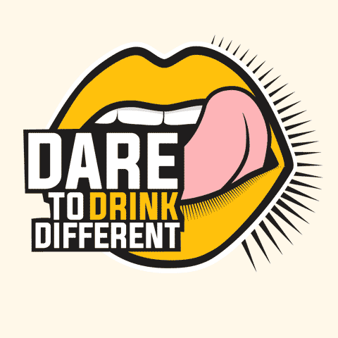 Dare to Drink Different GIF