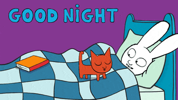 Tired Good Night GIF by Simon Super Rabbit