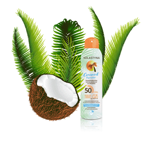 Coconut Summer Vibe Sticker by Kolastyna