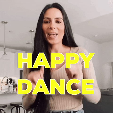 Happy Dance GIF by Hollie Kitchens