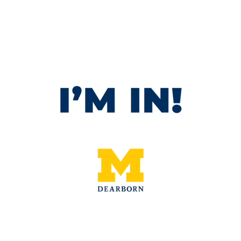 Sticker by University of Michigan-Dearborn