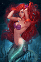 little mermaid art GIF by DP Animation Maker
