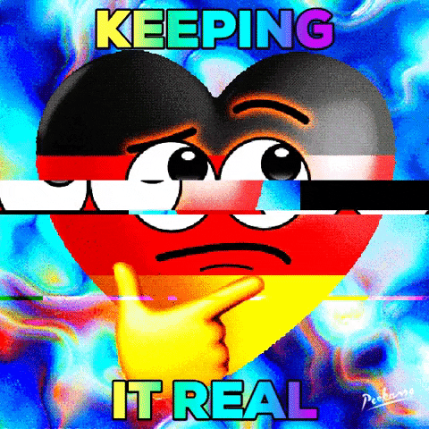 Keep It Real Germany GIF by PEEKASSO