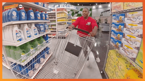 Supermarket Sweep Run GIF by ABC Network - Find & Share on GIPHY