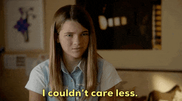 I Dont Care Reaction GIF by CBS