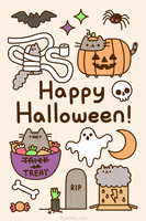 celebrate halloween lol GIF by Pusheen