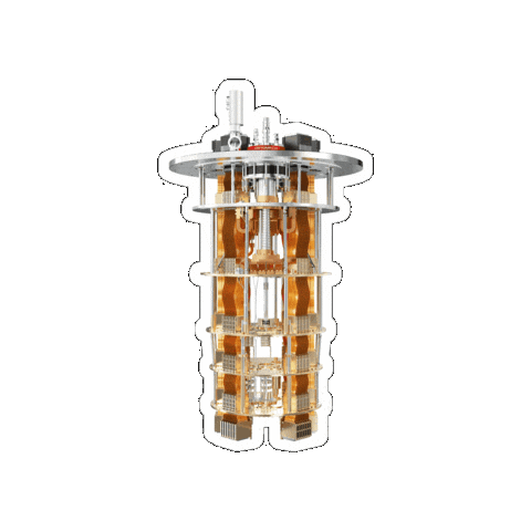 Cooling Quantum Computer Sticker by Bluefors