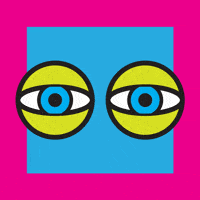 Eyes Looking Around GIF by Gabo Lara
