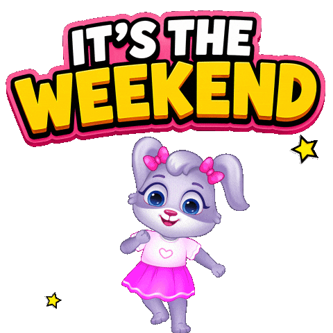 Its Friday Weekend Sticker by Lucas and Friends by RV AppStudios