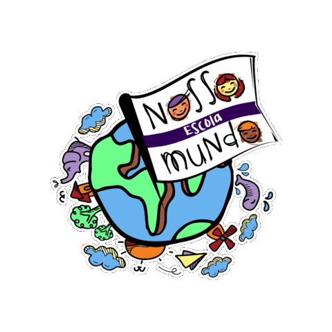 Mundo Sticker by NossoMundo