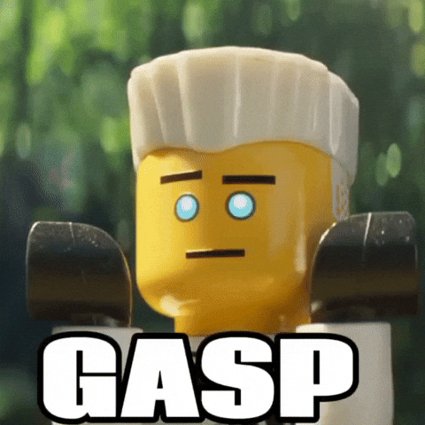 Shocked Ninjago Movie GIF