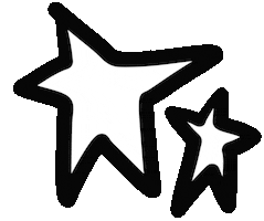 Star Sticker by haenaillust