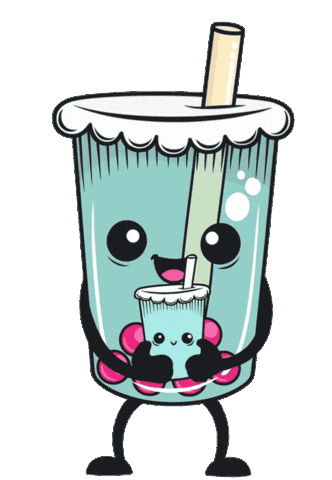 Bubble Tea Sticker by ABGEBRÜHT
