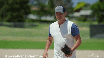 Pitching Wes Brown GIF by Hallmark Channel