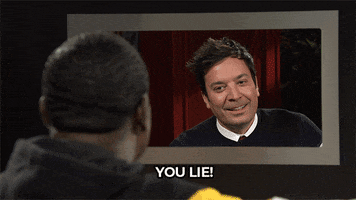 Jimmy Fallon Youre Lying GIF by The Tonight Show Starring Jimmy Fallon