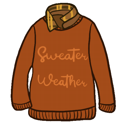 Sweater Weather Fall Sticker