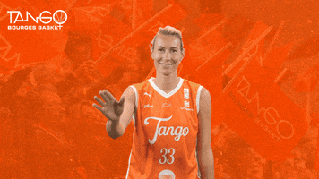 Basketball Hello GIF by Tango Bourges Basket