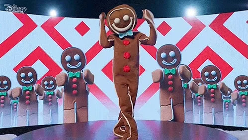 Gingerbread Man Dancing GIF