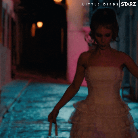 Skipping Juno Temple GIF by STARZ
