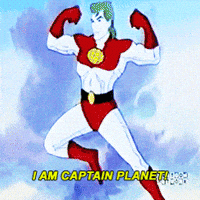 Captain Planet GIF