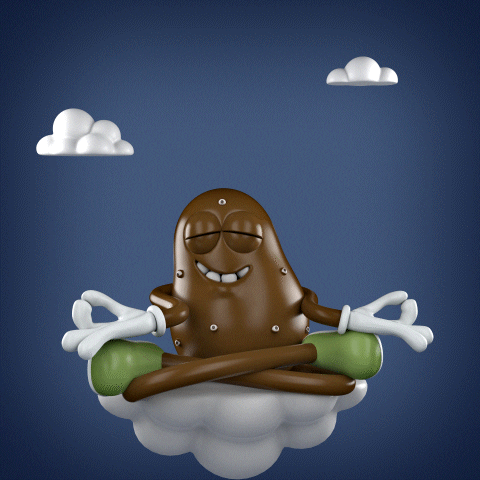 JonBuckleyIllustration relax peace yoga wellness GIF