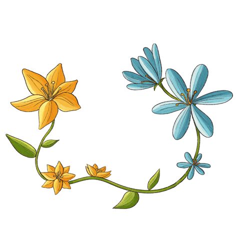 Flower Sticker