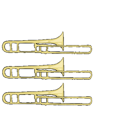 The Music Man Trombones Sticker by The Music Man on Broadway