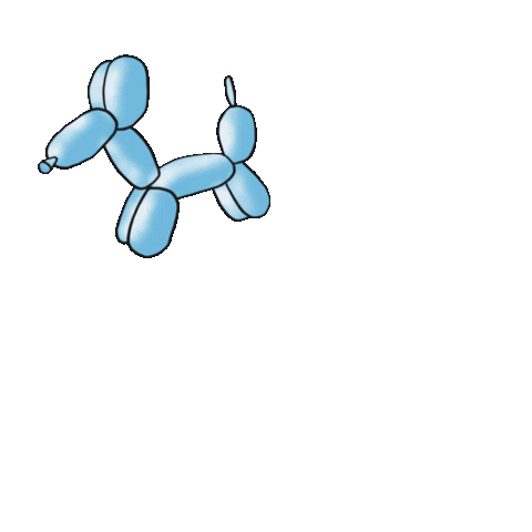 Balloon Dog Sticker by Nudara
