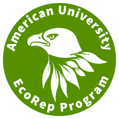 Auecopledge Sticker by American University Office of Sustainability