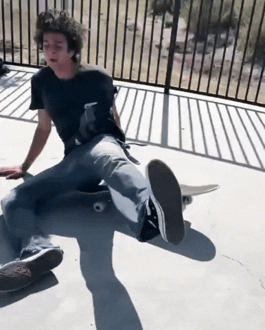 Skateboard Fail GIF