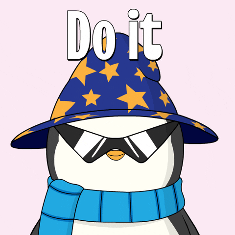 Go Do It GIF by Pudgy Penguins