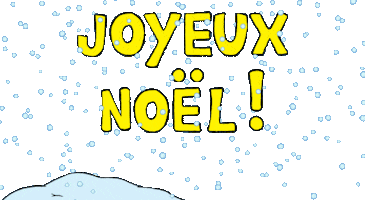 Joyeux Noel Neige Sticker by Simon Super Rabbit