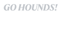 Hound Em Sticker by Moravian University