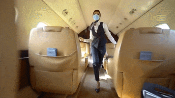 Cabin Crew Happy Dance GIF by Comlux