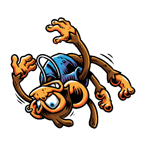 Monkey Energy Drinks Sticker