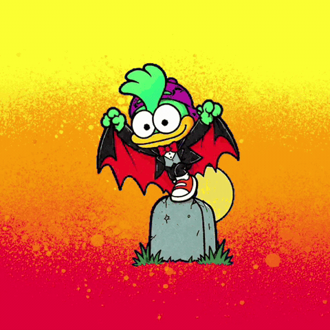 Halloween Vampire GIF by Supducks