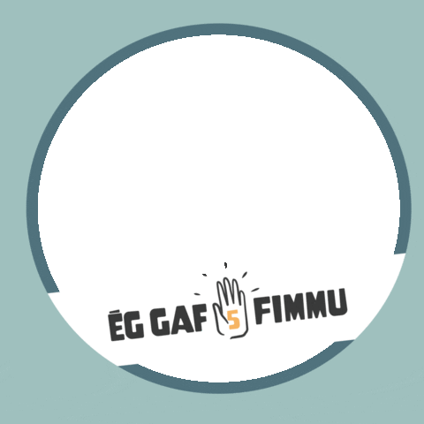 Gefðu Fimmu Sticker