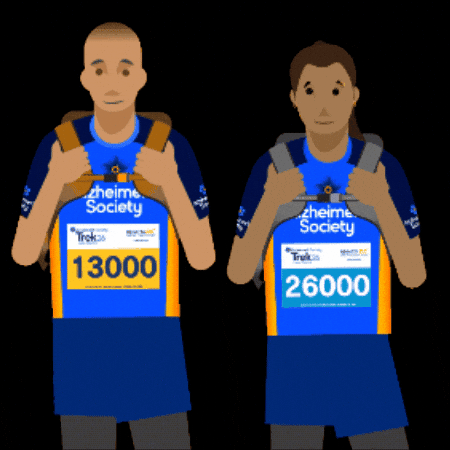 Trek26 GIF by Alzheimer's Society