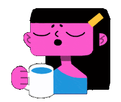 Sad Morning Sticker
